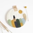 Aveva Design | Dessous de plat Rond - Cat on Kullaberg
