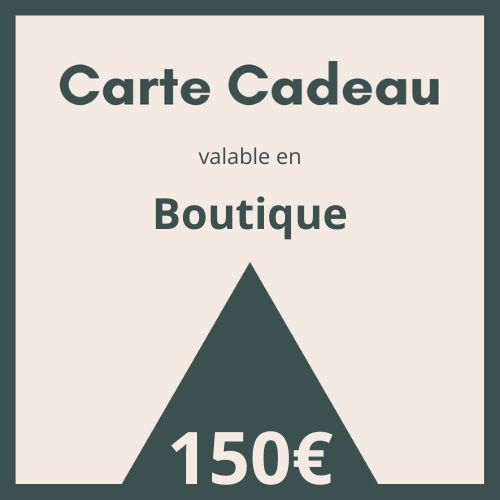 Bon Cadeau boutique 150€