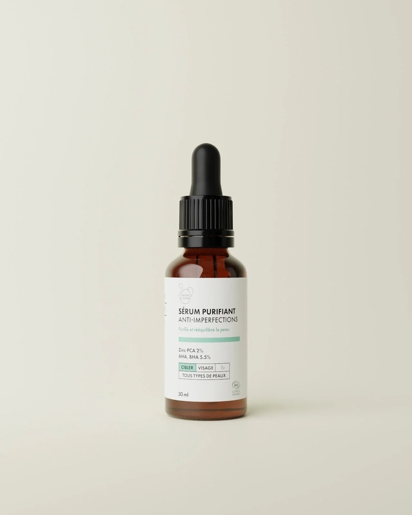 Clémence et Vivien || Sérum purifiant anti-imperfections - 30ml