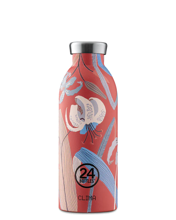 24 Bottles | Bouteille Inox Clima Isotherme 500ml - Scarlet Lily 