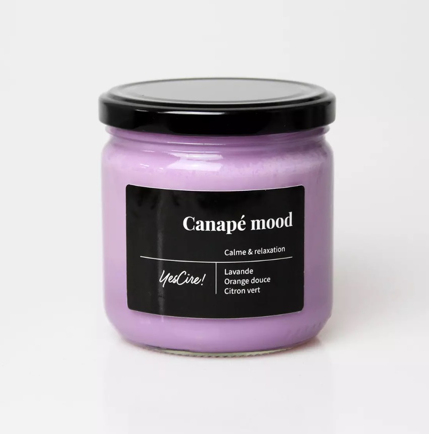 YESCIRE | Canapé mood | Bougie &quot;calme &amp; relaxation&quot;