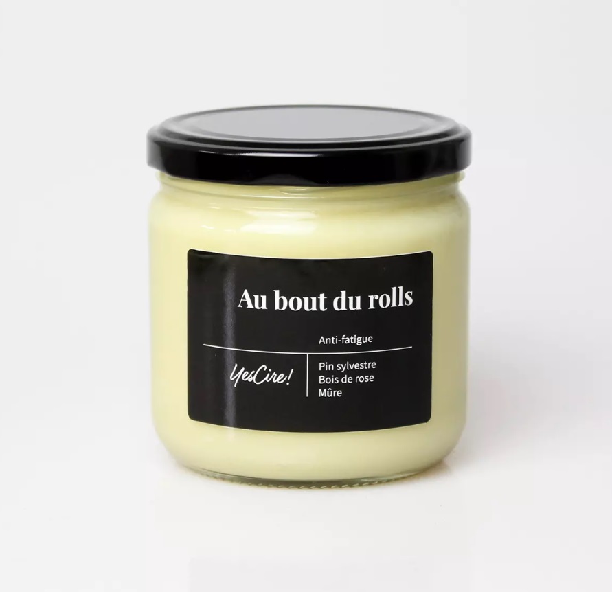 YESCIRE | Bougie &quot;anti-fatigue&quot; - Au bout du rolls