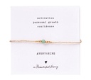 A Beautiful Story | Bracelet Iris Aventurine gold