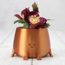 Ingadi | Pot de fleurs Happy Pot - Cuivre - S