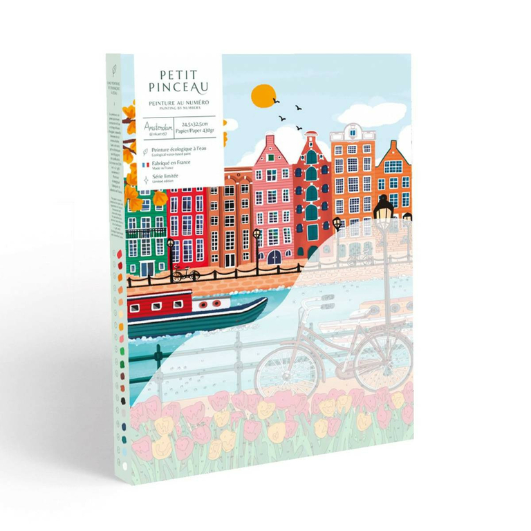 La Petite Epicerie | Coffret peinture au numéro - Amsterdam par Nidhi Kachhadiya