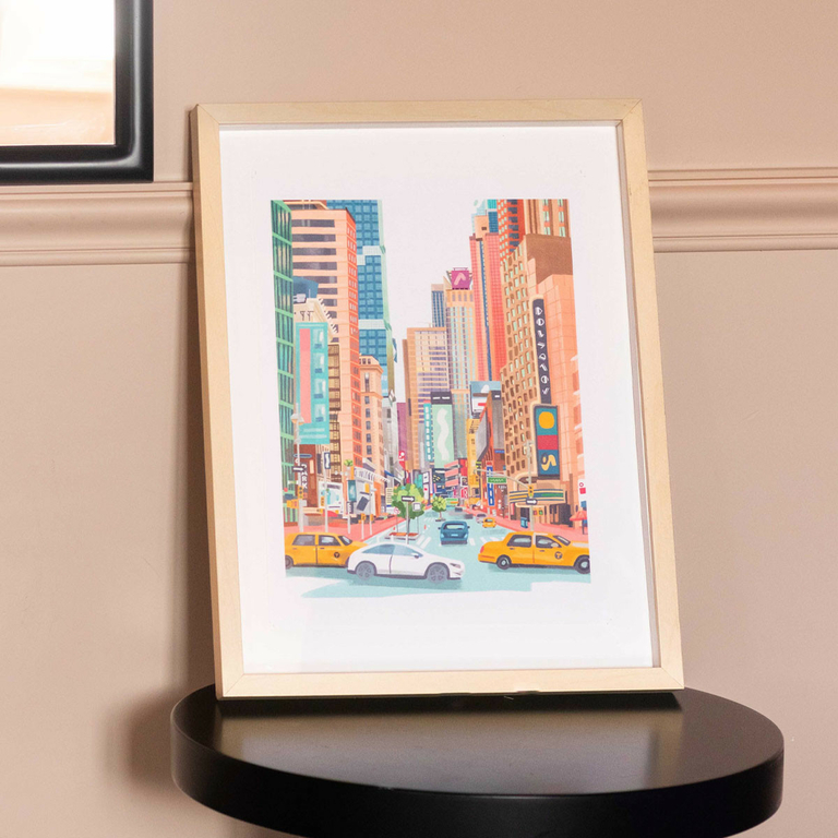 La Petite Epicerie | Coffret peinture au numéro - Broadway and West 53RD par Grace Helmer