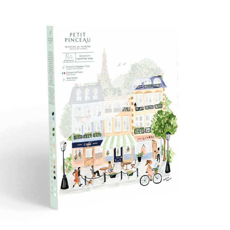 La Petite Epicerie | Coffret peinture au numéro - Paris par Sabina Fenn