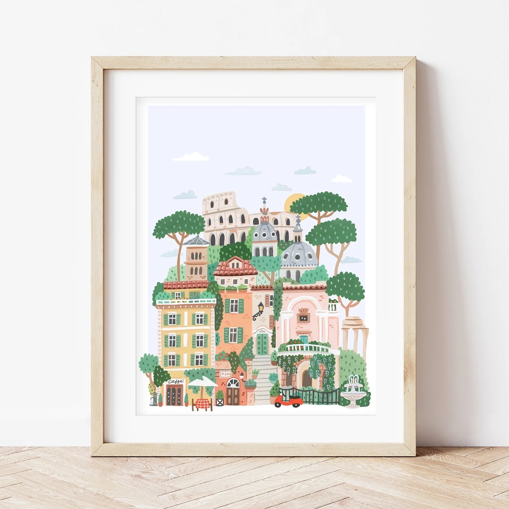 La Petite Epicerie | Coffret peinture au numéro - Rome par Hoglet and Co