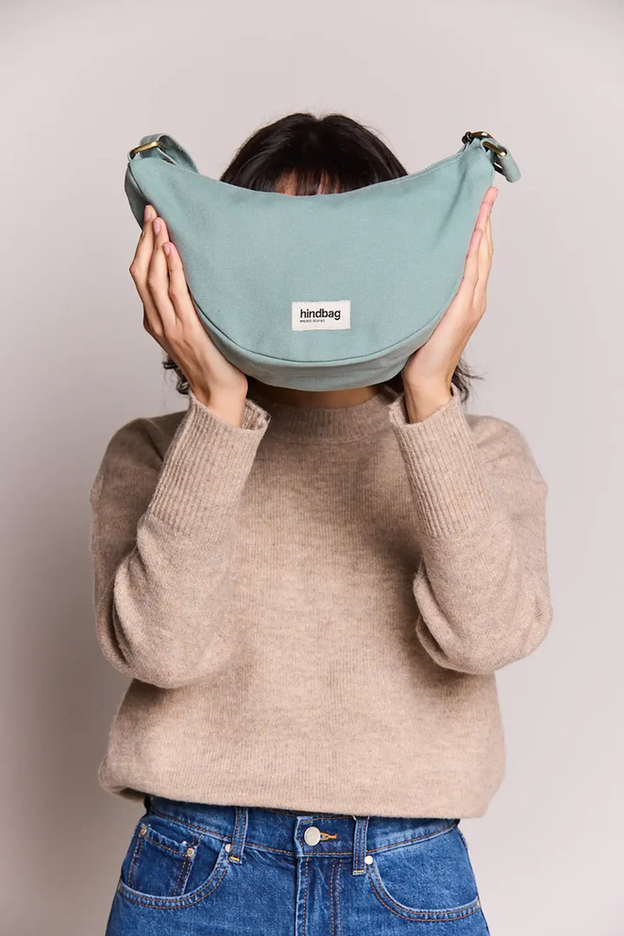 HindBag | Sac banane Andrea Demi Lune - Sauge