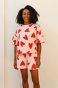WE ARE JOLIES | Pijama court en coton biologique - Mi Amor Rose