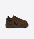 VEJA | Baskets V-90 Suede Walnut Black - Femme 