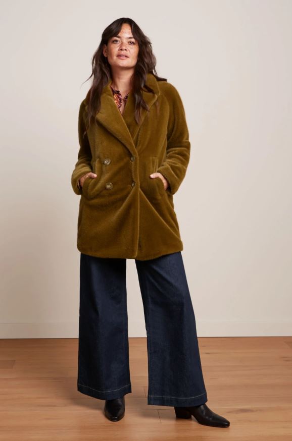 KING LOUIE | Amelie Coat Phoenix - Golden Brown