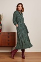 [KIN-W24W-09179-200] KING LOUIE | Robe Midi Olive Elliot - Pine Green (34)