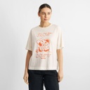 DEDICATED | T-shirt Vadstena Slow Down Off White - Whisper White