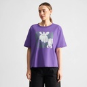 DEDICATED | T-shirt Vadstena Winter Blossoms - Paisley Purple