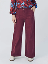 [YEY-W24W-42516-Red] MADEMOISELLE YEYE | Pantalon Impeccable Allure - Twany Port (-XS-)