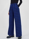 [YEY-W24W-42505A-Black] MADEMOISELLE YEYE | Pantalon Lizzy Stardust Palazzo - Checker Blue (-XS-)