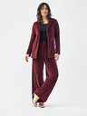 [YEY-W24W-G42500-Red] MADEMOISELLE YEYE | Pantalon Fuzzy Funky en coton bio - Port Royale (-XS-)