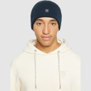 [KCA-W24M-4210012-1412] Knowledge Cotton Apparel | Bonnet Unisexe Rib Knitted - Night Sky