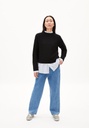 [ARM-W24W-30005155-105] Armedangels | Pull Knit Merinaa Links- Black (-XS-)