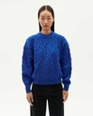 THINKING MU | pull laine bleue Carmen 