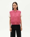 [THK-W24W-WKN00202-PINK] Thinking Mu | Pull sans manches Links Mica - Pink (-XS-)