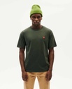 [THK-W24M-MTS00411-GREEN] Thinking Mu | T-shirt Bottle Green Face Sol - Green ( -S-)