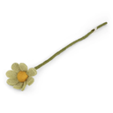 [GRY-10034] GRY &amp; SIF |  Fleur en laine bouille petite Anemone - Dusty Light Green