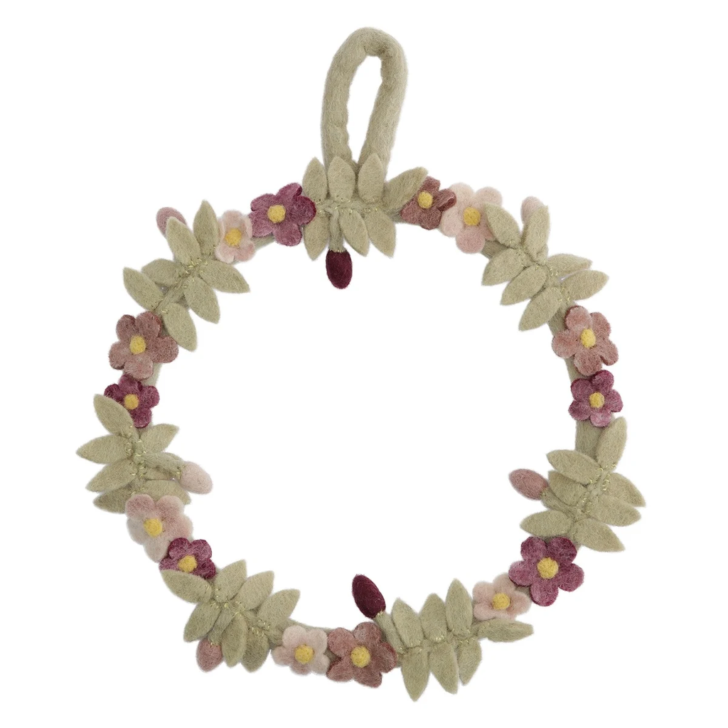 GRY &amp; SIF | Couronne de fleurs - Pansy Flower Wreath