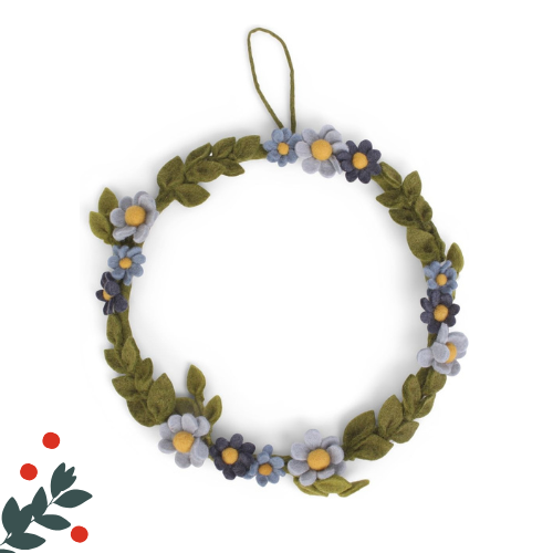 GRY &amp; SIF | Couronne Anemone Wreath – Blue