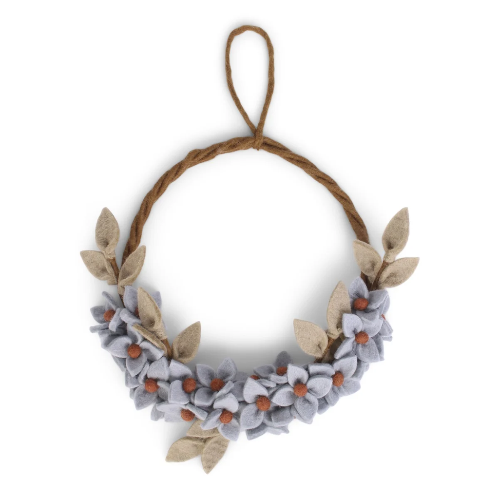 GRY &amp; SIF | Couronne de fleurs - Dusty Blue Wreath