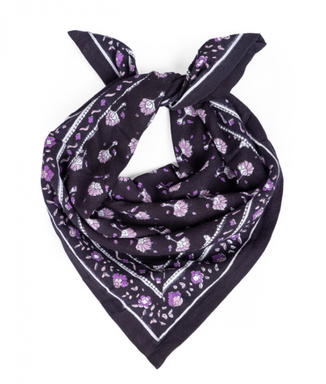 Bindi Atelier | Petit foulard - Aarti Minuit