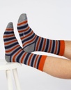 THOUGHT | chaussettes pour homme Variegated bamboo - blue orange 