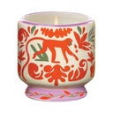[DES-AD0809EU] DESIGNWORKS COLLECTIVE | Bougie parfumée avec récipient en céramique - Coco, patchouli et ambre
