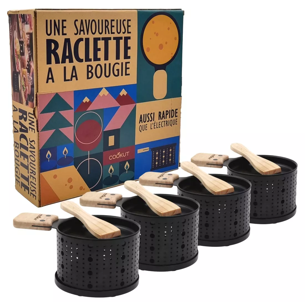 Cookut | Coffret cadeau RACLETTE A LA BOUGIE POUR 4