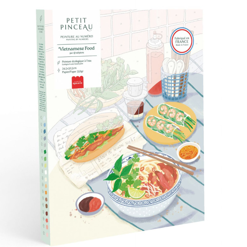 La Petite Epicerie | Coffret peinture au numéro - Vietnamese Food par Jayne Wong