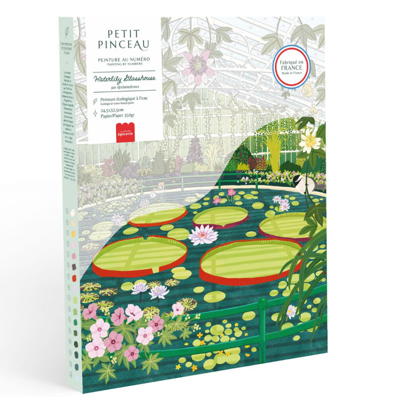 La Petite Epicerie | Coffret peinture au numéro - Waterlily par Elaine Lee