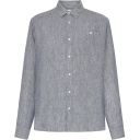 KNOWLEDGE | Chemise en lin biologique - Vintage Indigo