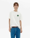 [THK-S25M-MTS00442-WHITE-S] THINKING MU | T-shirt Sol Type Aaron - White ( -S-)