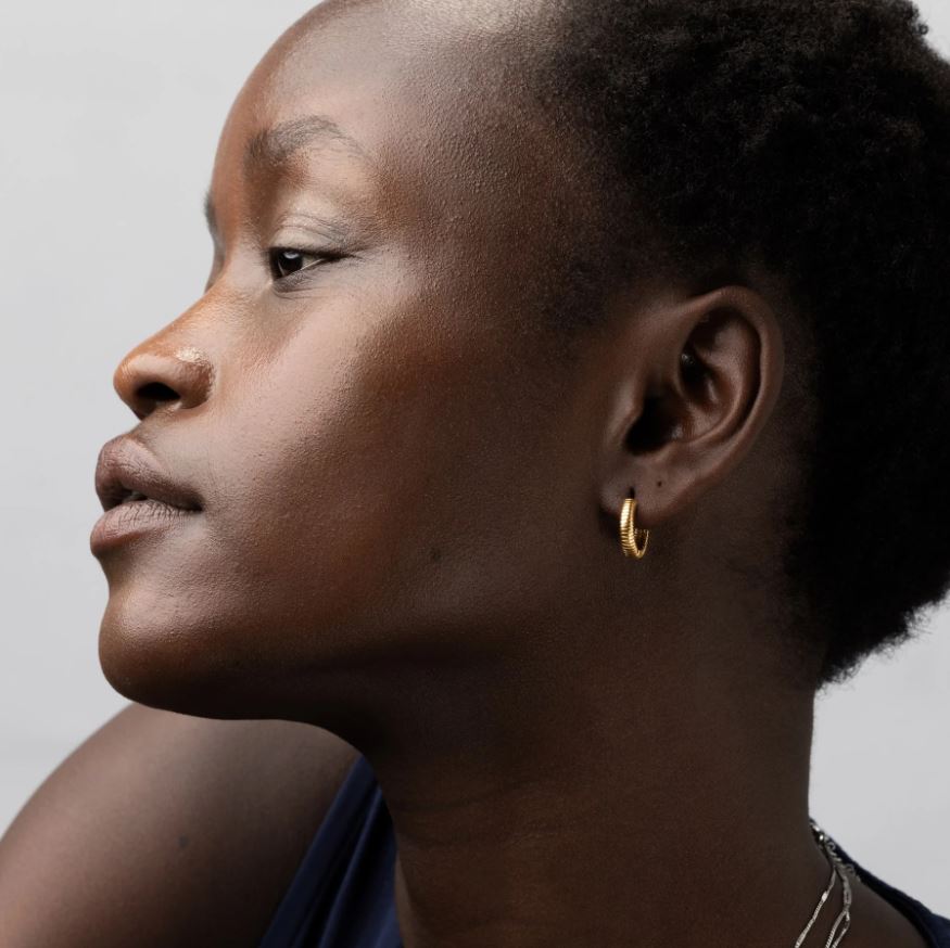 Timi | Boucles d'oreilles Vivia - anneaux dorés