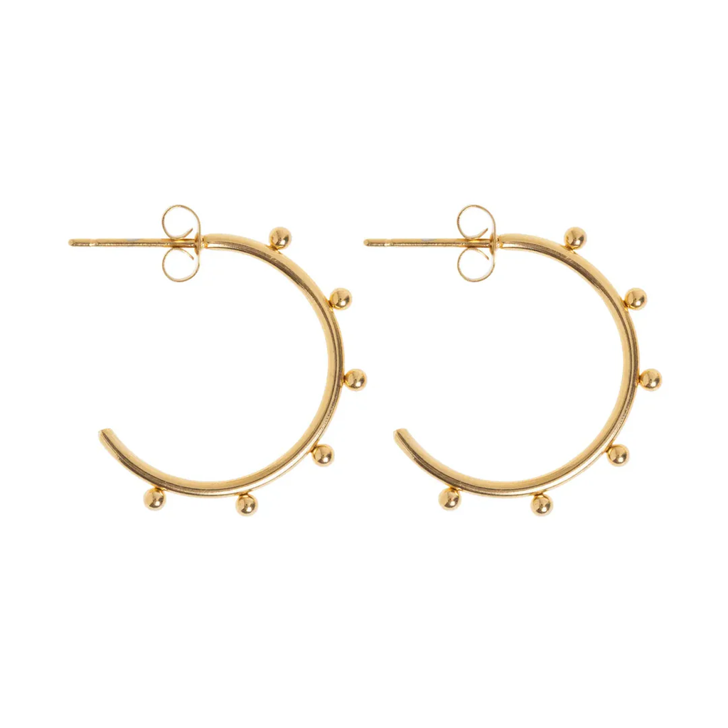 Timi | Boucles d'oreilles Créoles Gabriella - Gold