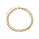 Timi | Bracelet Mika -  Triple Chain Bracelet Stainless Steel - Gold