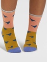 [BTR-TA168-CORAL-ORANGE- 4-7] THOUGHT | Chaussettes femme Birdie - Coral orange