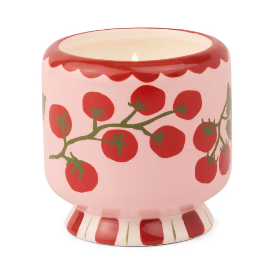 DESIGNWORKS COLLECTIVE | Bougie parfumée avec récipient en céramique  - Tomato 