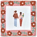 [STO-SO101422] STORY TILES | Carreau de Ciment Peint - We Are Family 