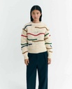 [THK-W25W-WKN00225-MULTICOLOR-XS] THINKING MU | Pull Macrame Candela - Multicolor  (-XS-)