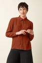 [KIN-W25W-100415546-19172-34] KING LOUIE | Blouse Karen Sista - Spicy Brown (34)