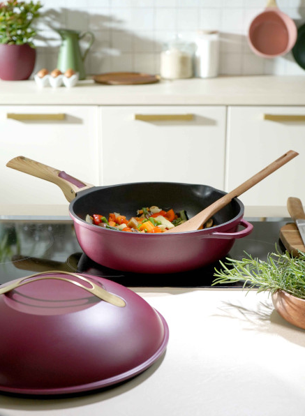 Cookut | La fabuleuse poêle 8 en 1 - 24 cm - Rubis 