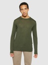 [KCA-W25M-1080068-1090-S] KNOWLEDGE COTTON APPAREL | Pull Merino - Forrest Night ( -S-)
