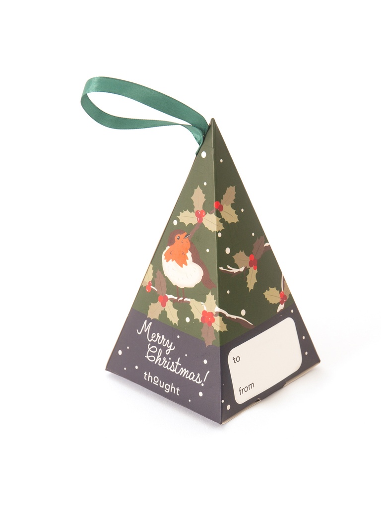 THOUGHT | Coffret 1 chaussette - Christmas tree - Dark Green